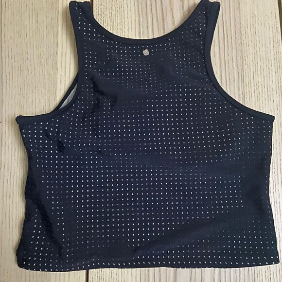 Fabletics Black Two Piece Valentina Midi Bikini Set Black - Medium - Picture 5 of 7